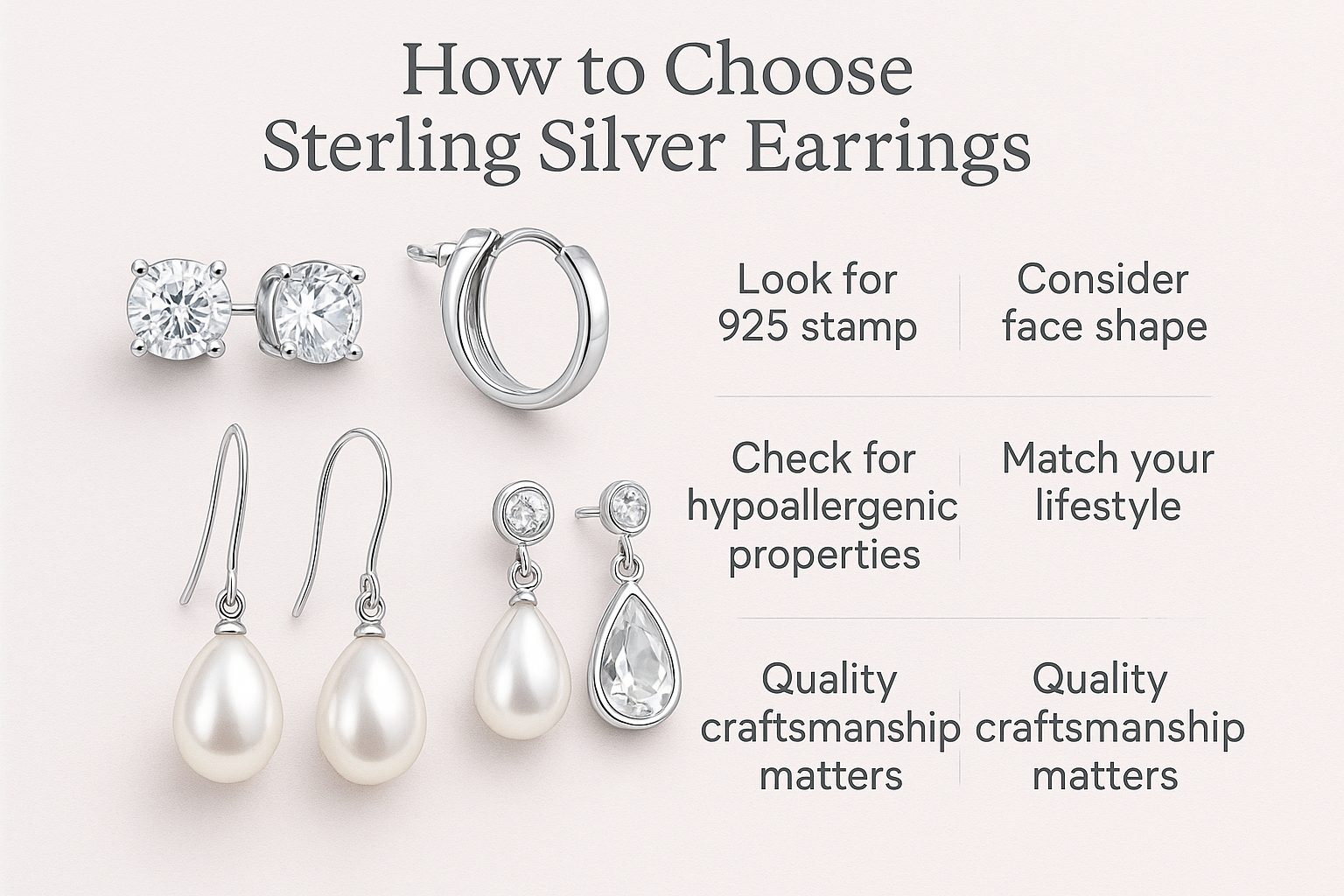How to Choose Sterling Silver Earrings