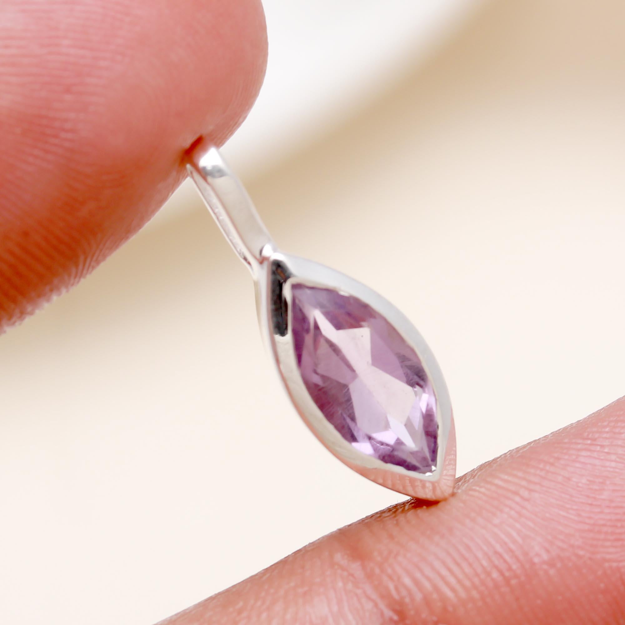 The Violet Heritage: Amethyst Oval Vintage Filigree Pendant