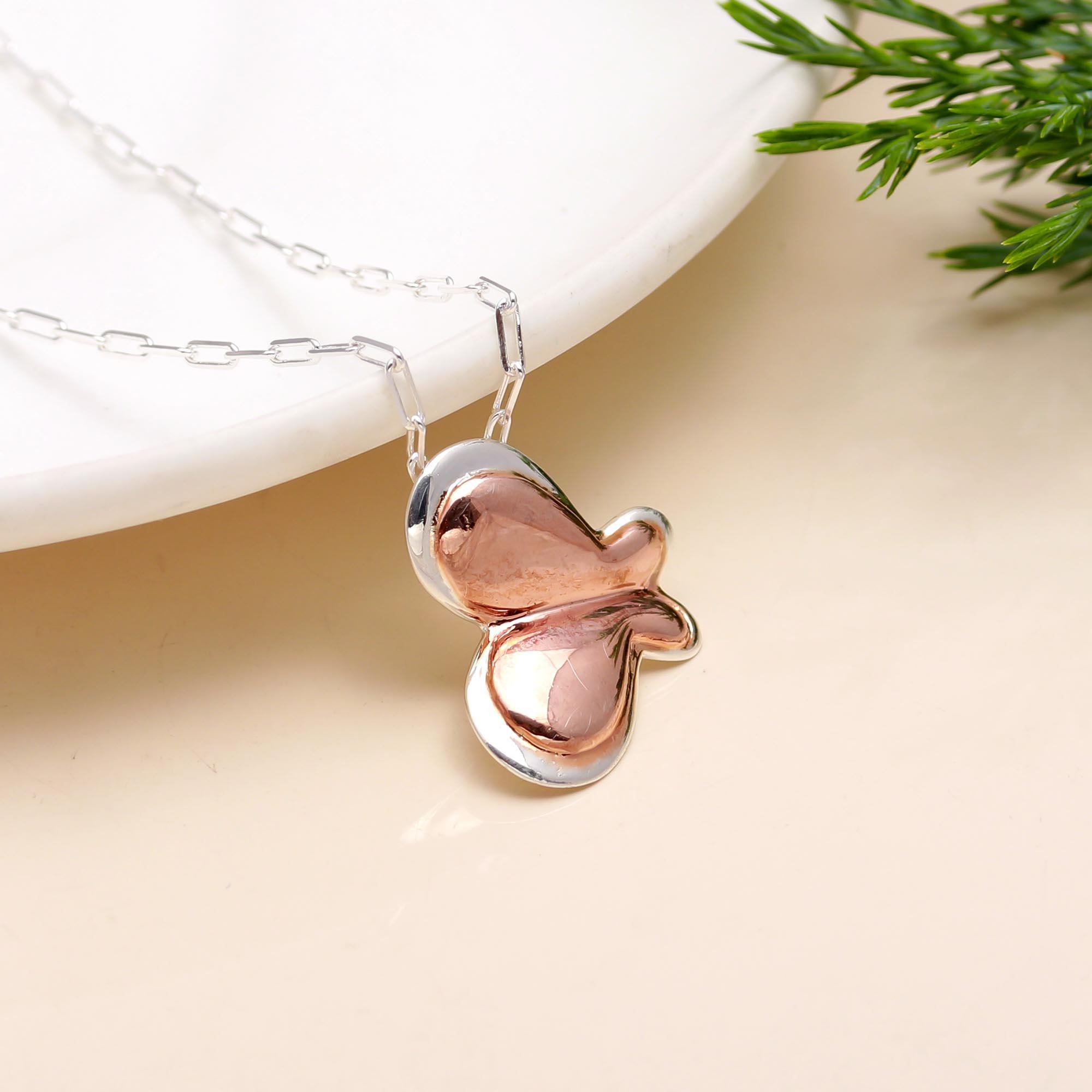 Sterling Silver Butterfly Pendant Necklace