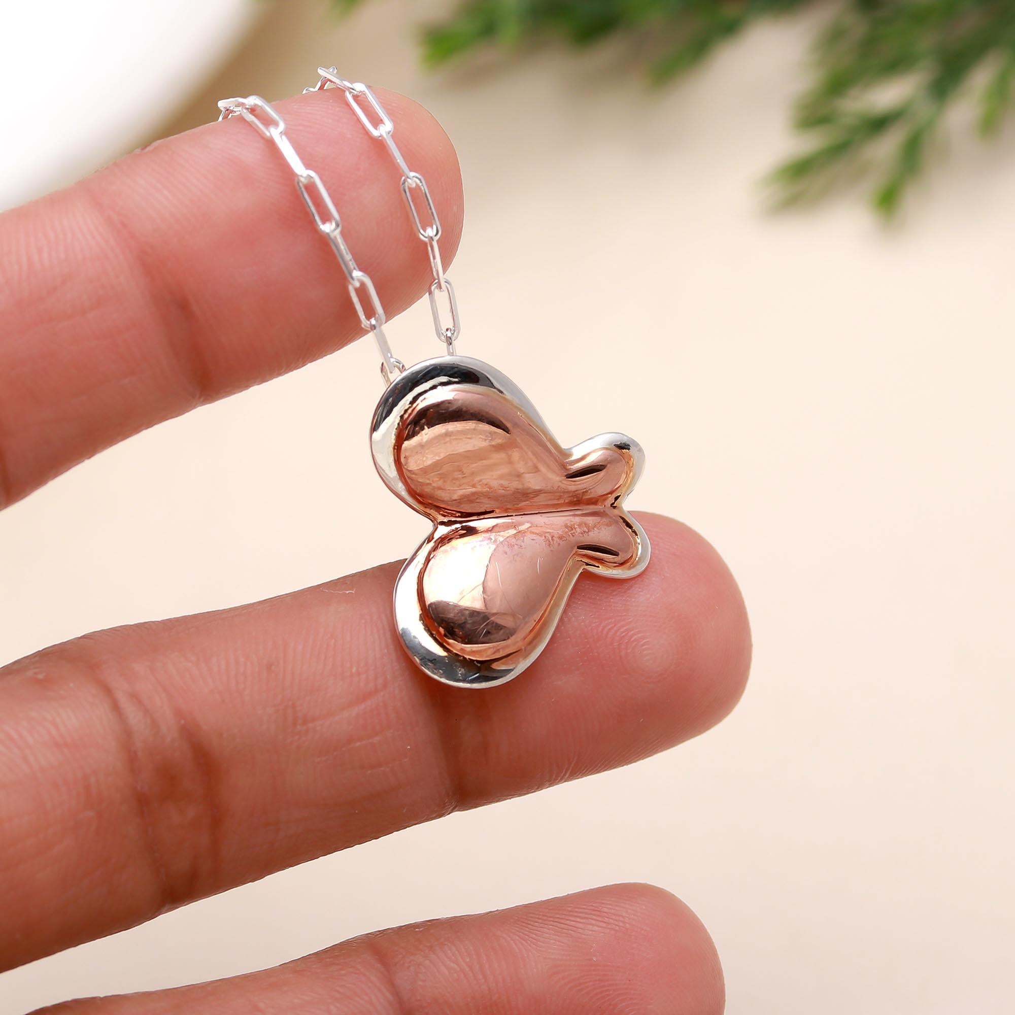 Sterling Silver Butterfly Pendant Necklace