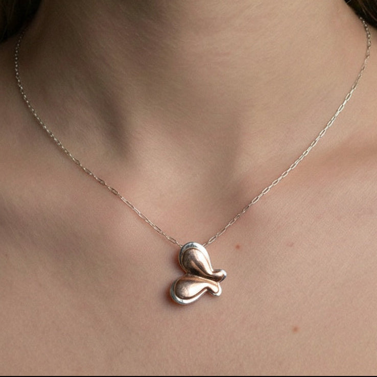 Sterling Silver Butterfly Pendant Necklace