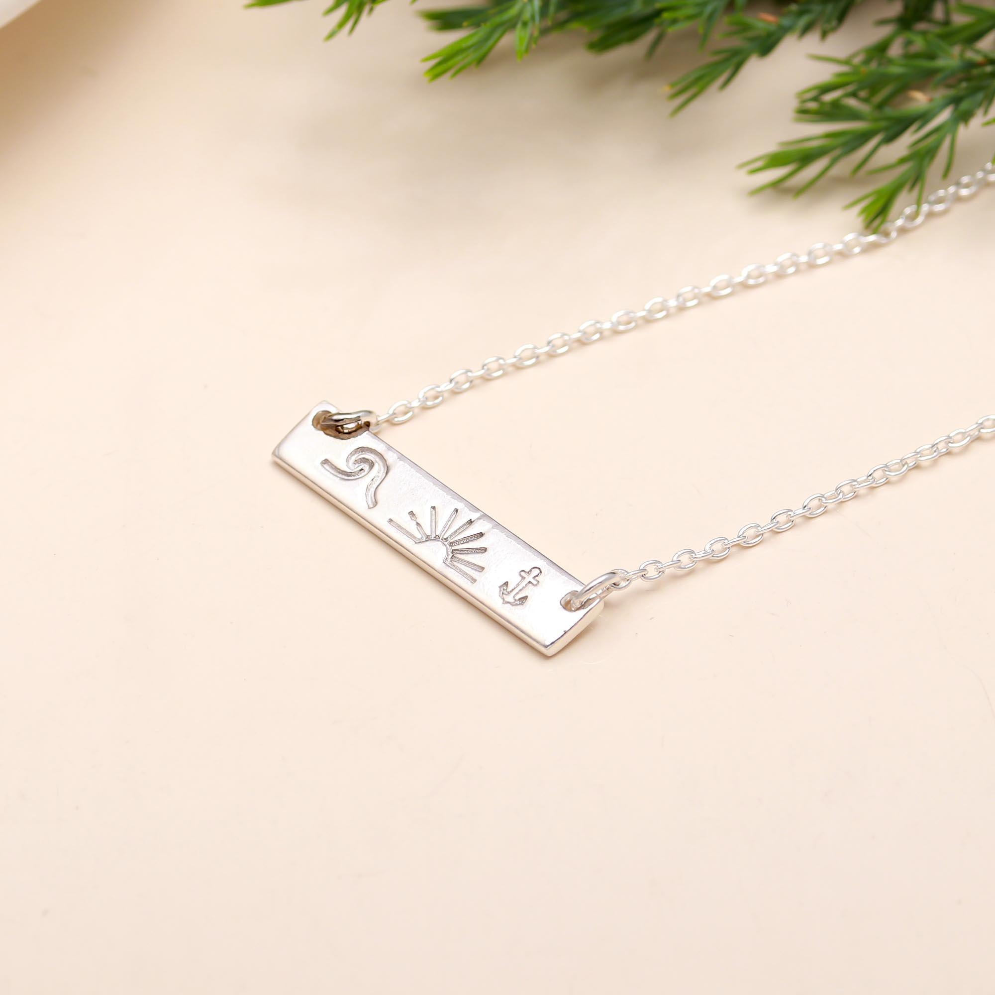 Solid Silver Sea Life Pendant Necklace