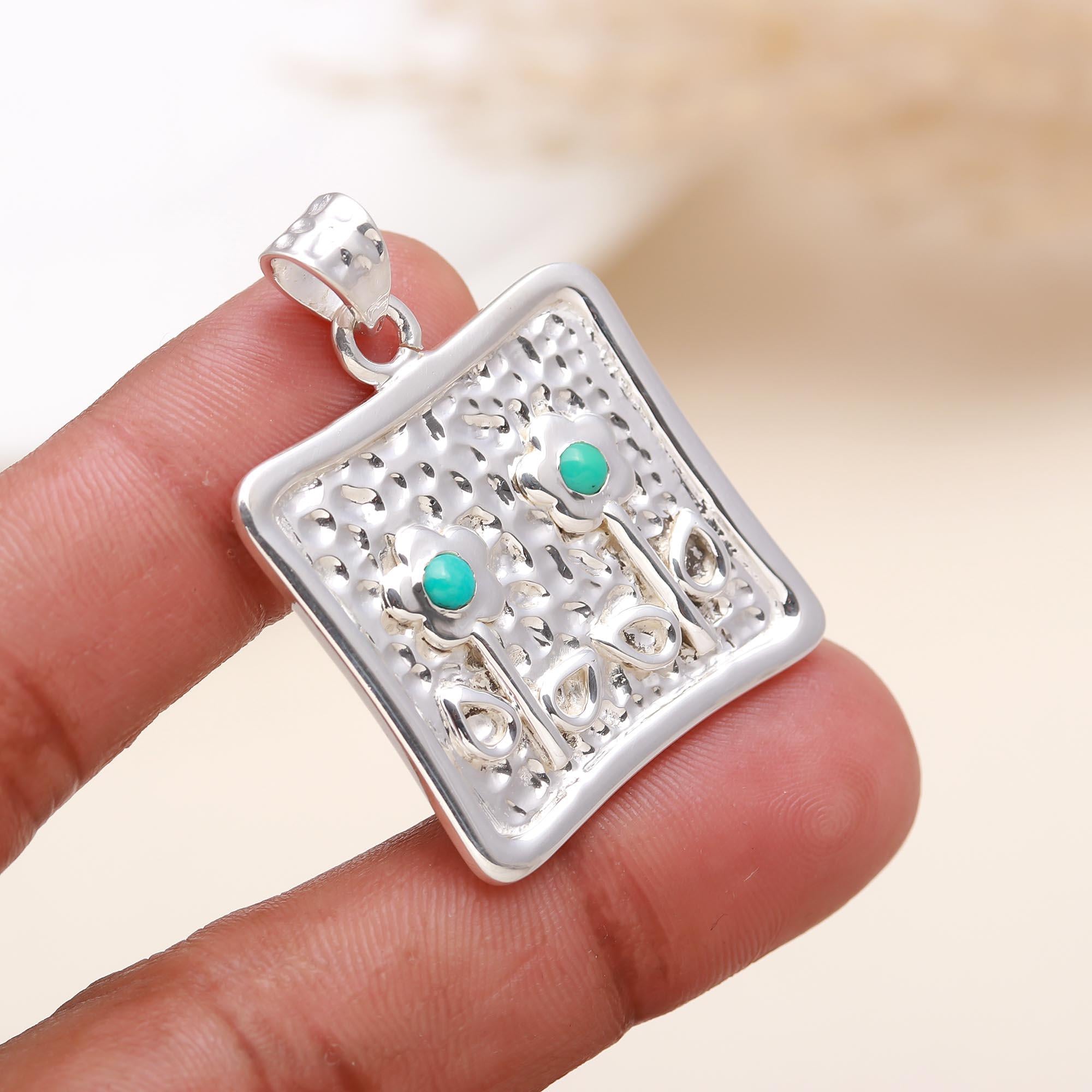 925 Silver Turquoise Pendant