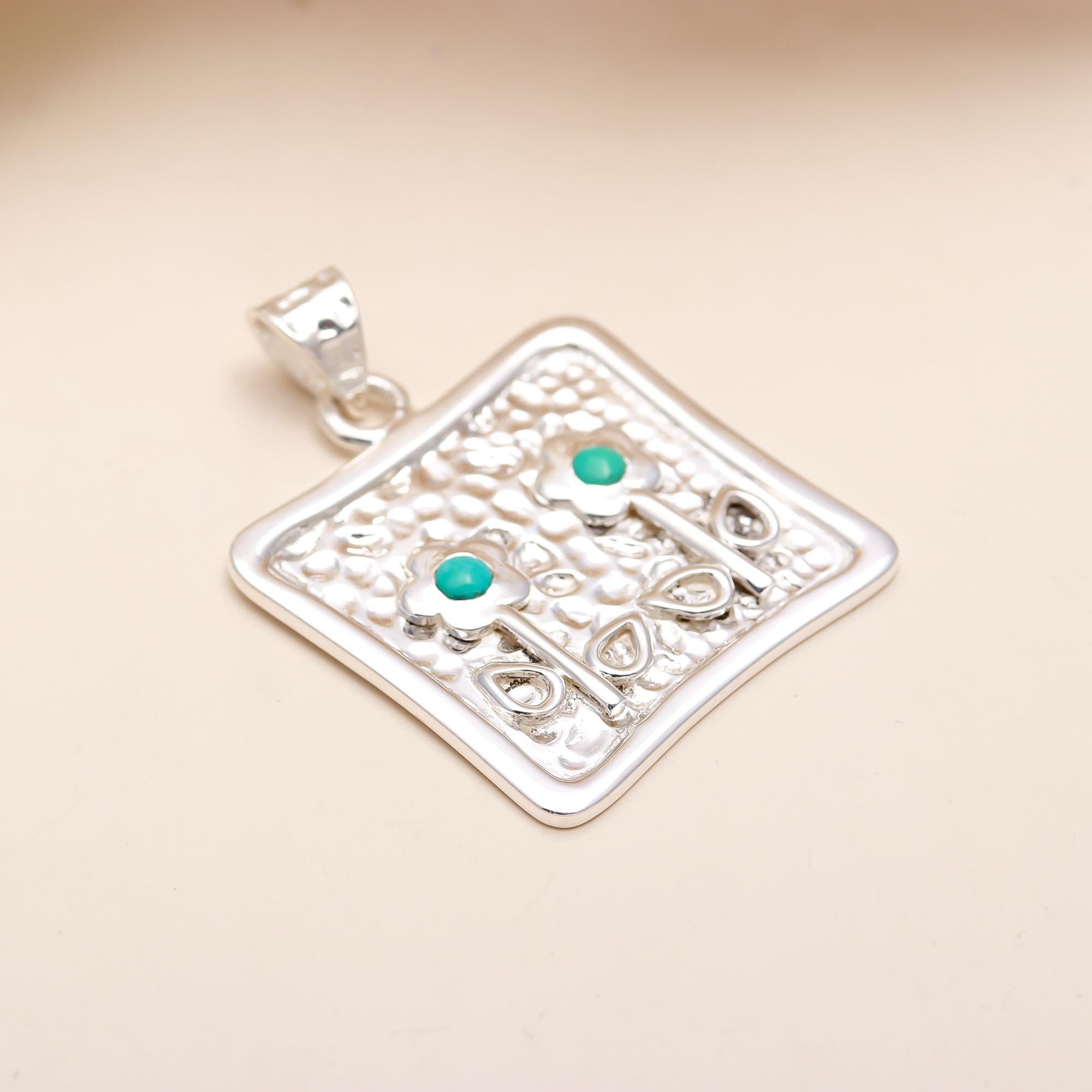 925 Silver Turquoise Pendant