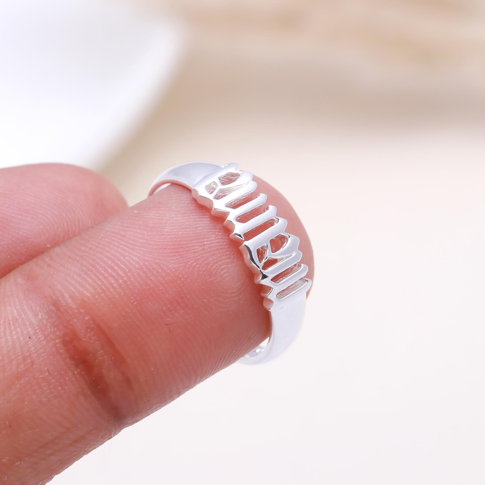 The Angelic Script: Old English Font Word Ring