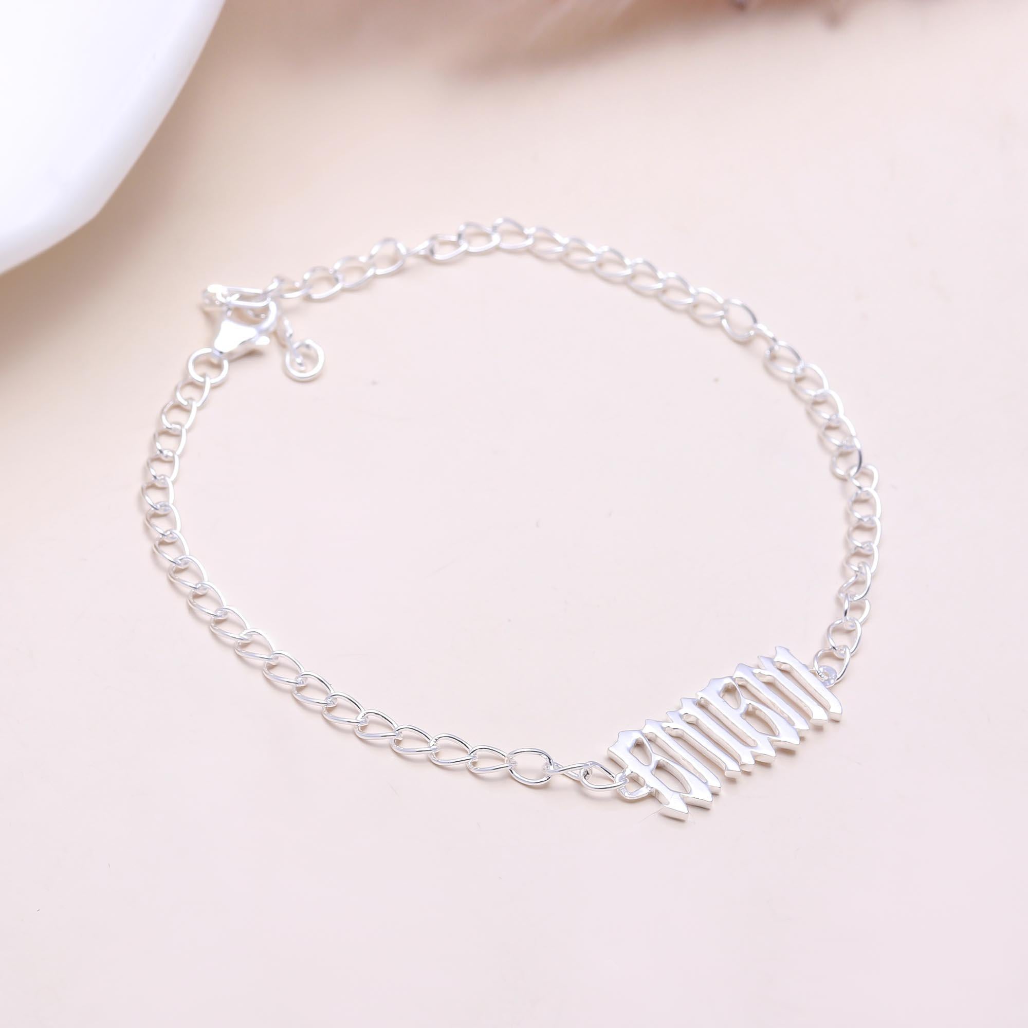 The Gothic Angel: English Gothic Silver Bracelet