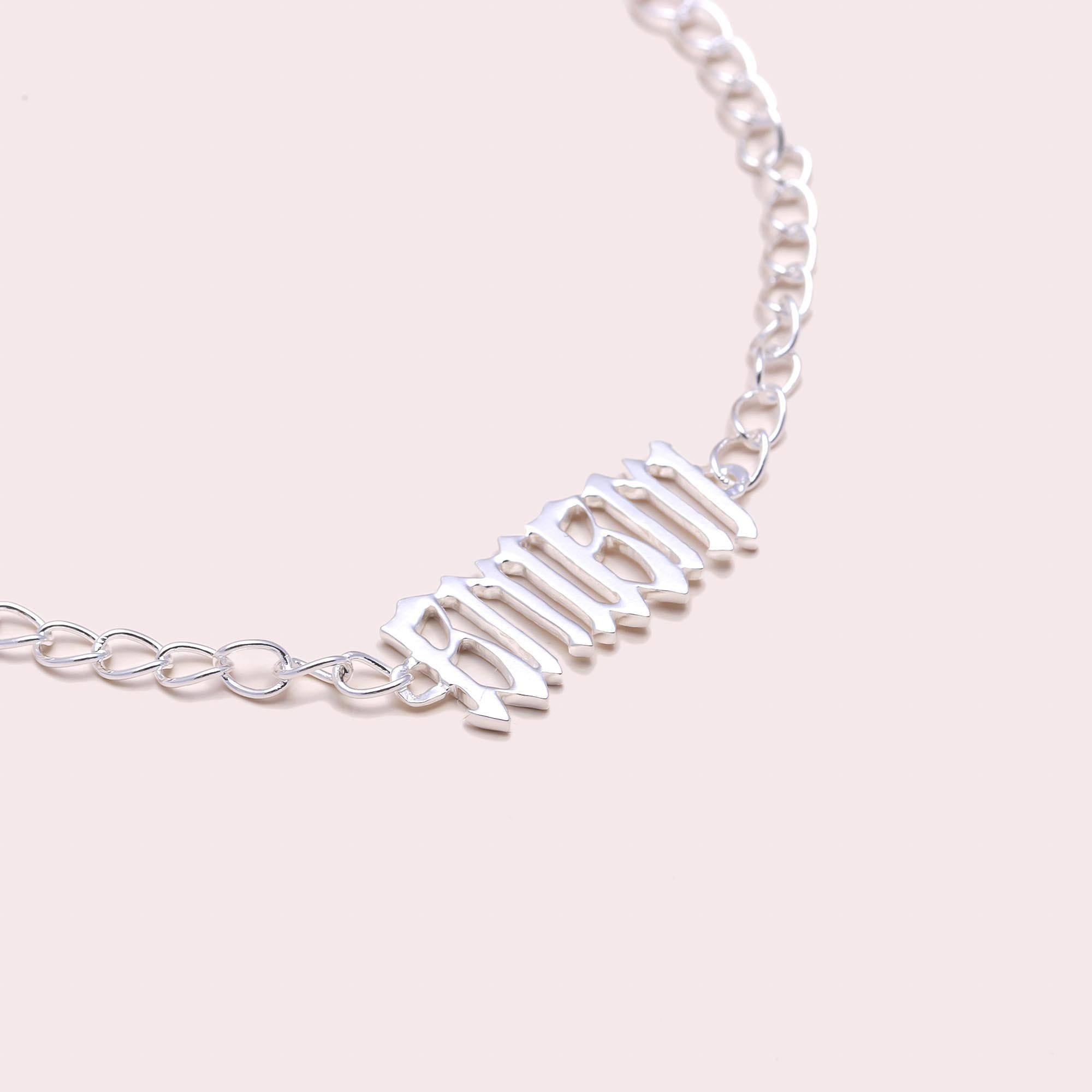 The Gothic Angel: English Gothic Silver Bracelet