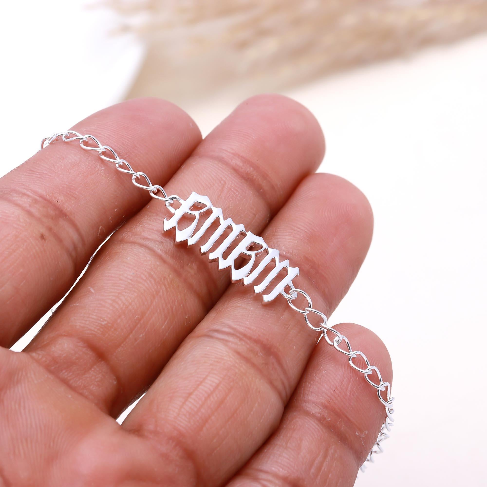 The Gothic Angel: English Gothic Silver Bracelet