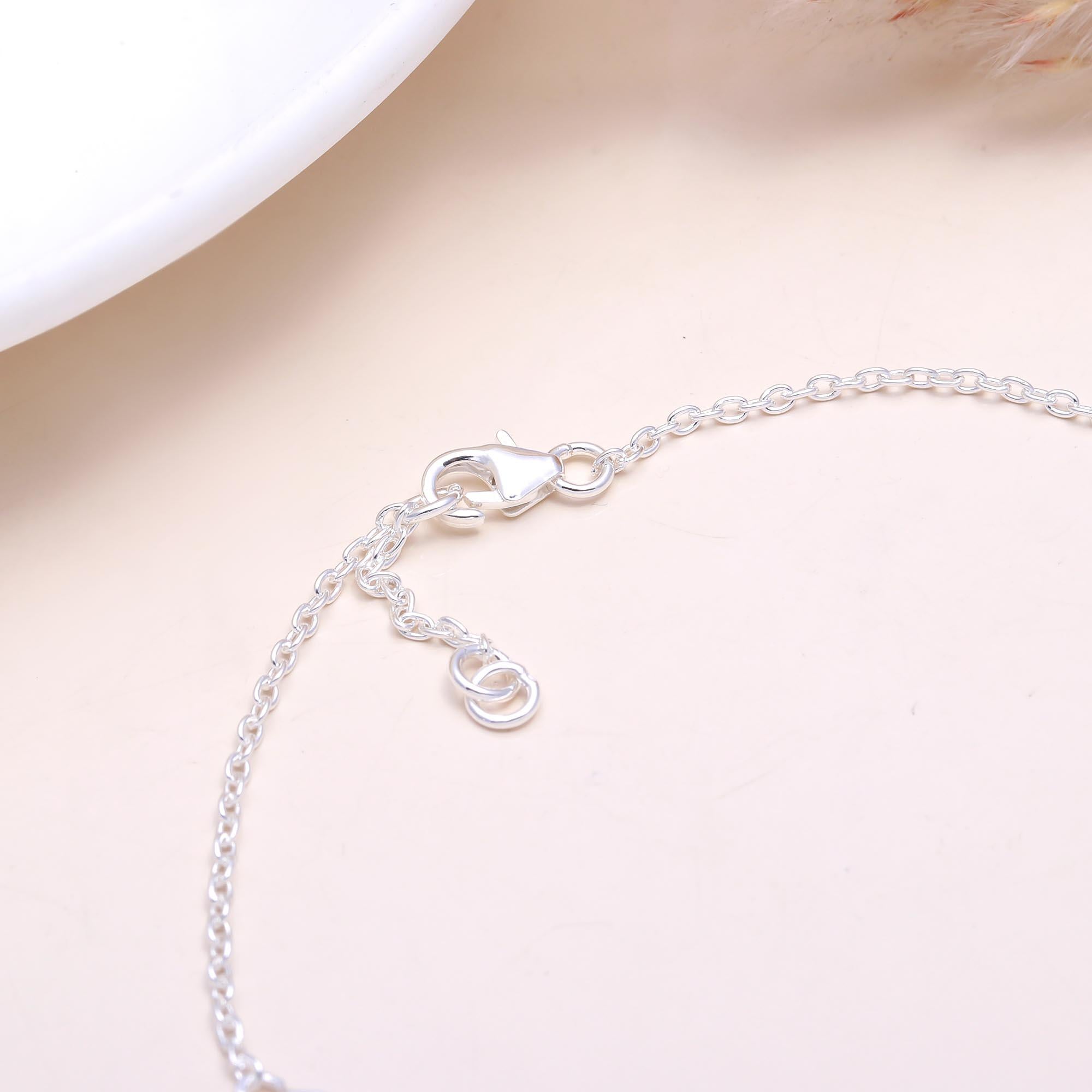 The Moon Phase: Celestial Silver Charm Bracelet