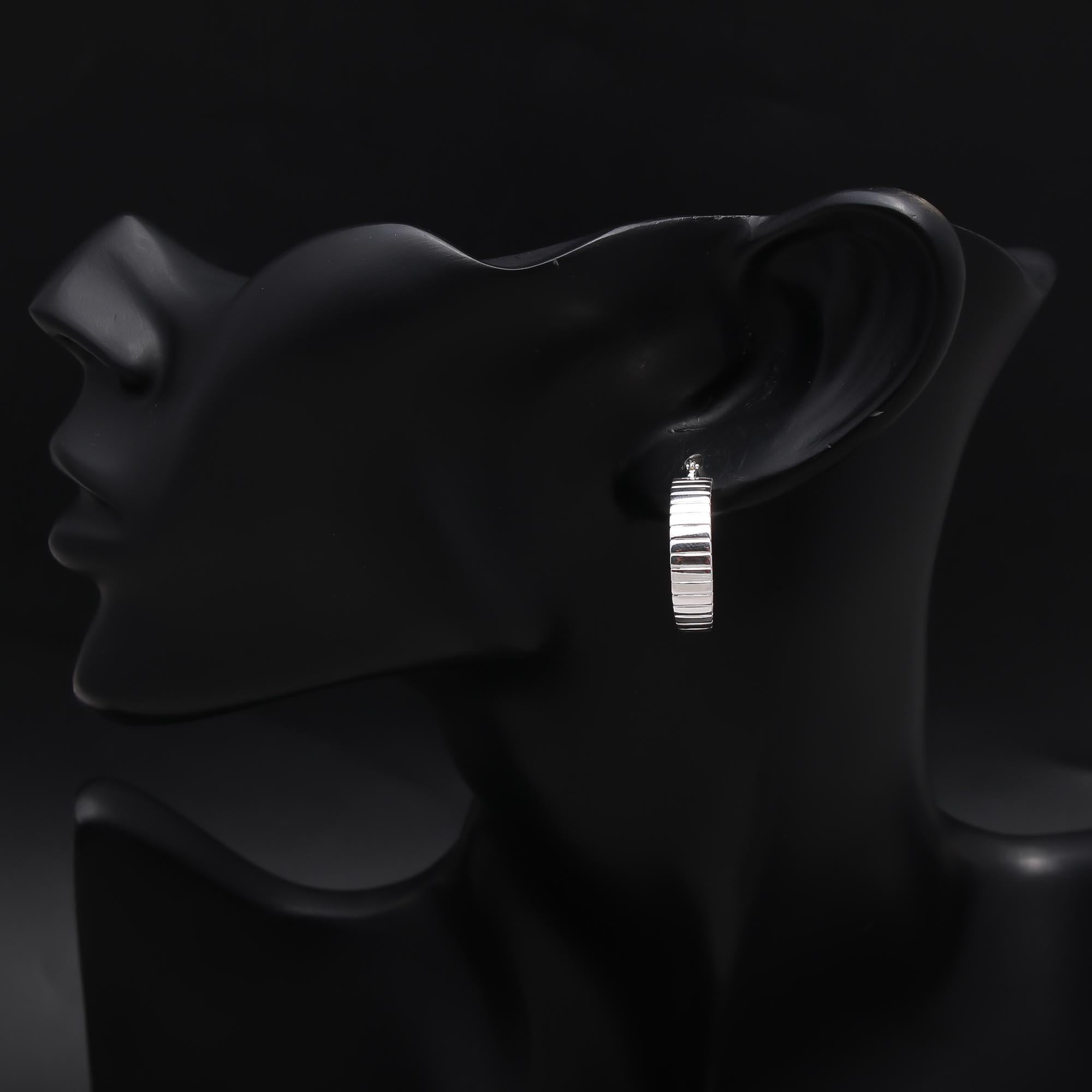 Sterling Silver Classic Hoop Earrings