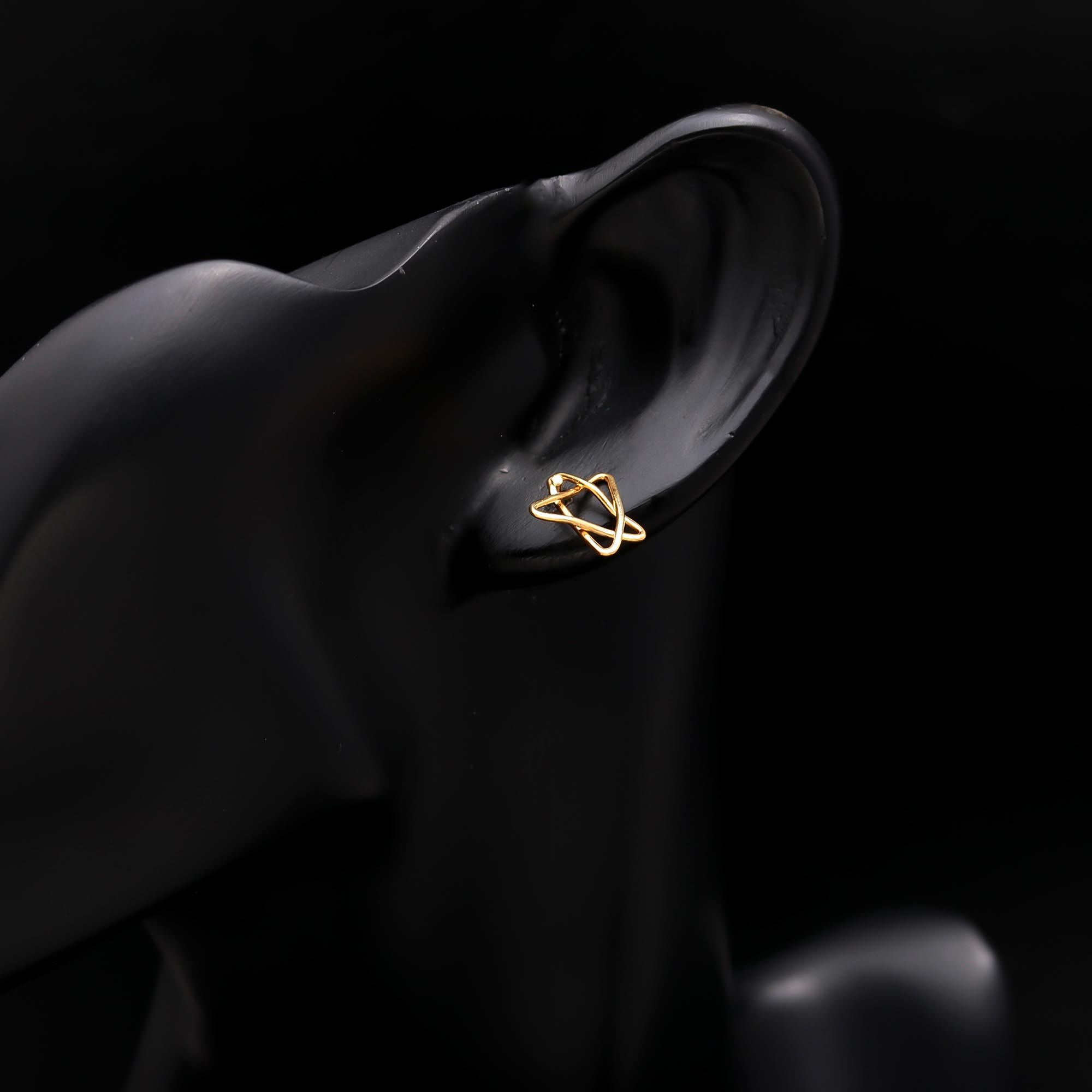 925 Silver Star Stud Earrings