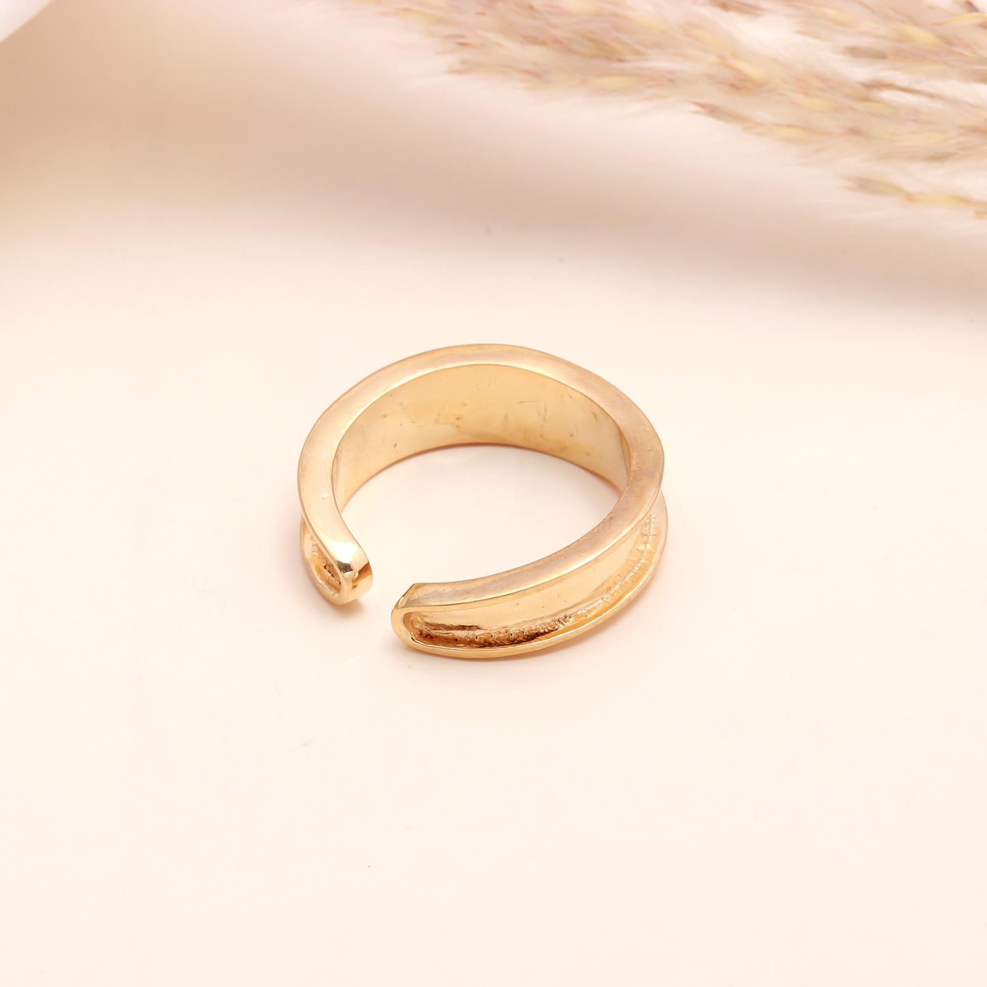 925 Sterling Silver Open Curve Ring