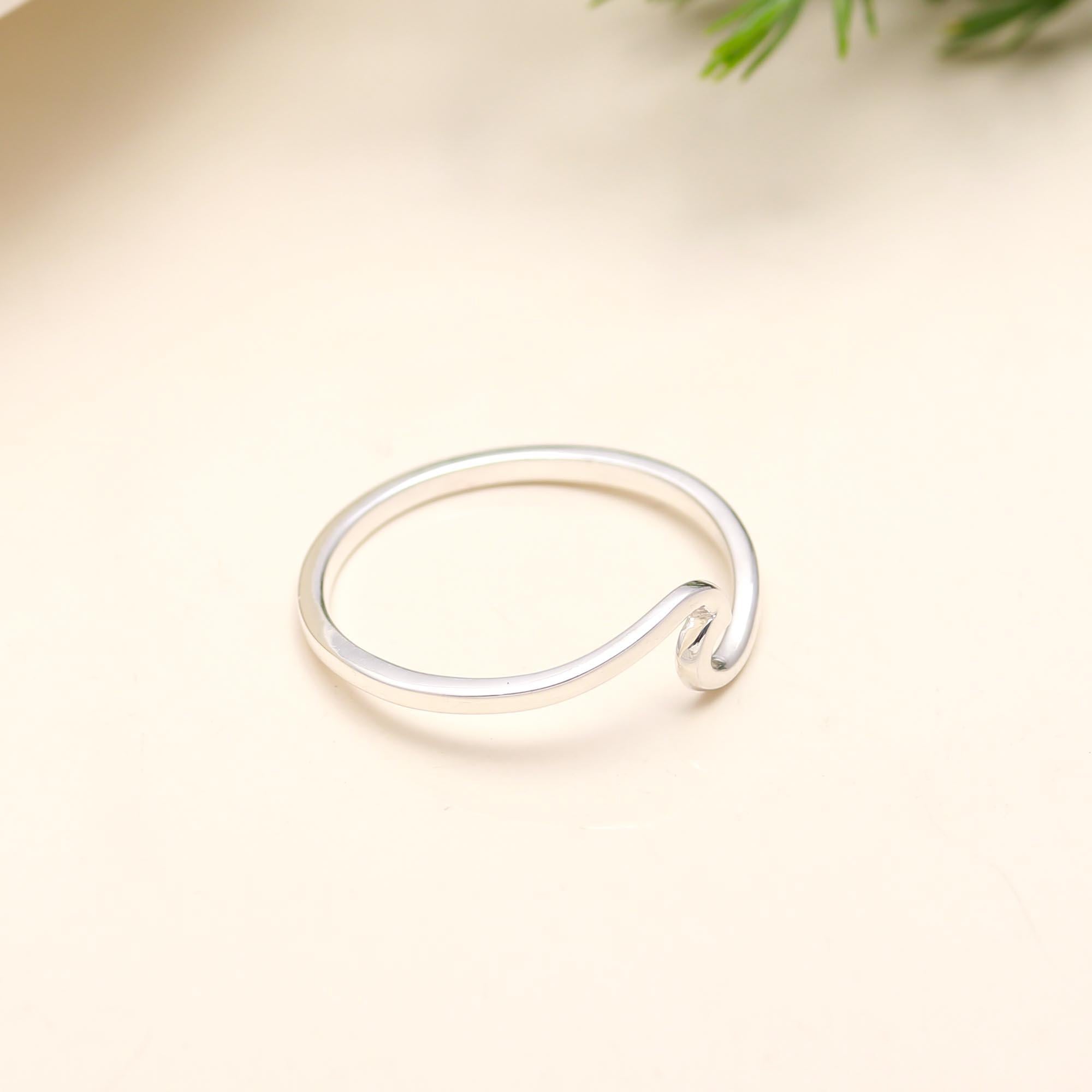 925 Silver Wave Ring