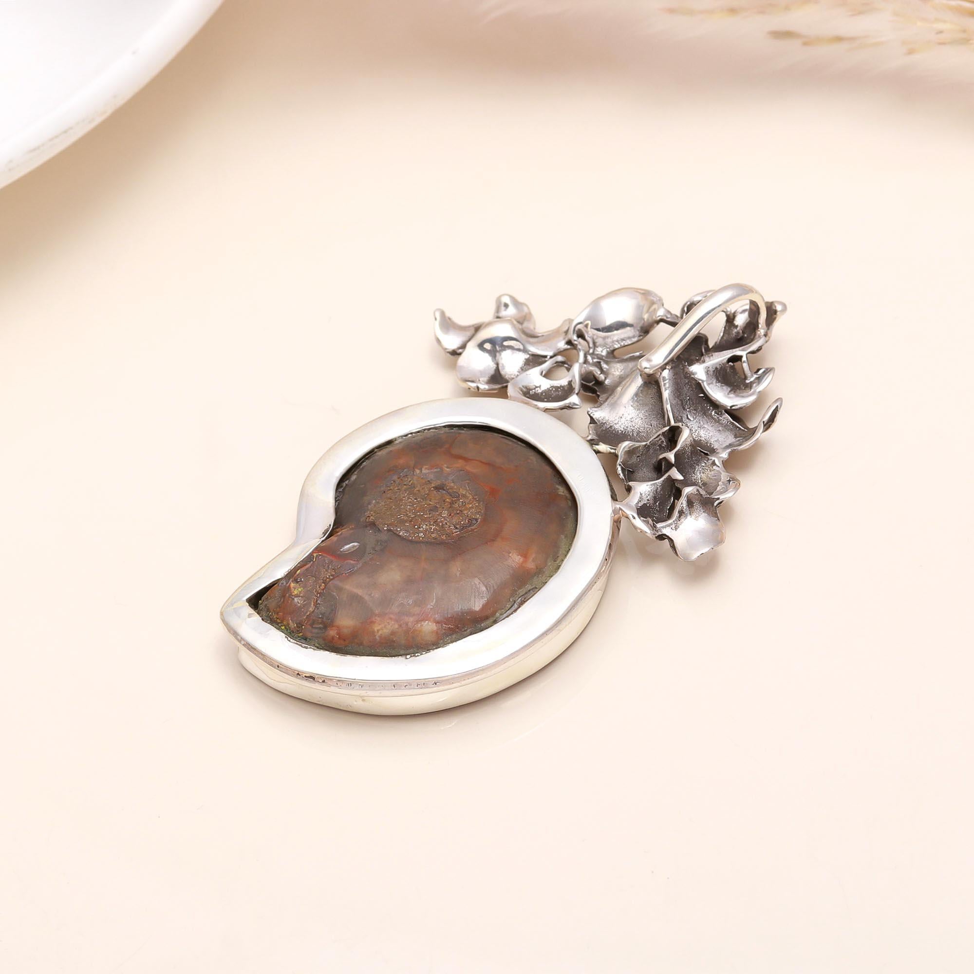 925 Sterling Silver Raw Agate Druzy Pendant