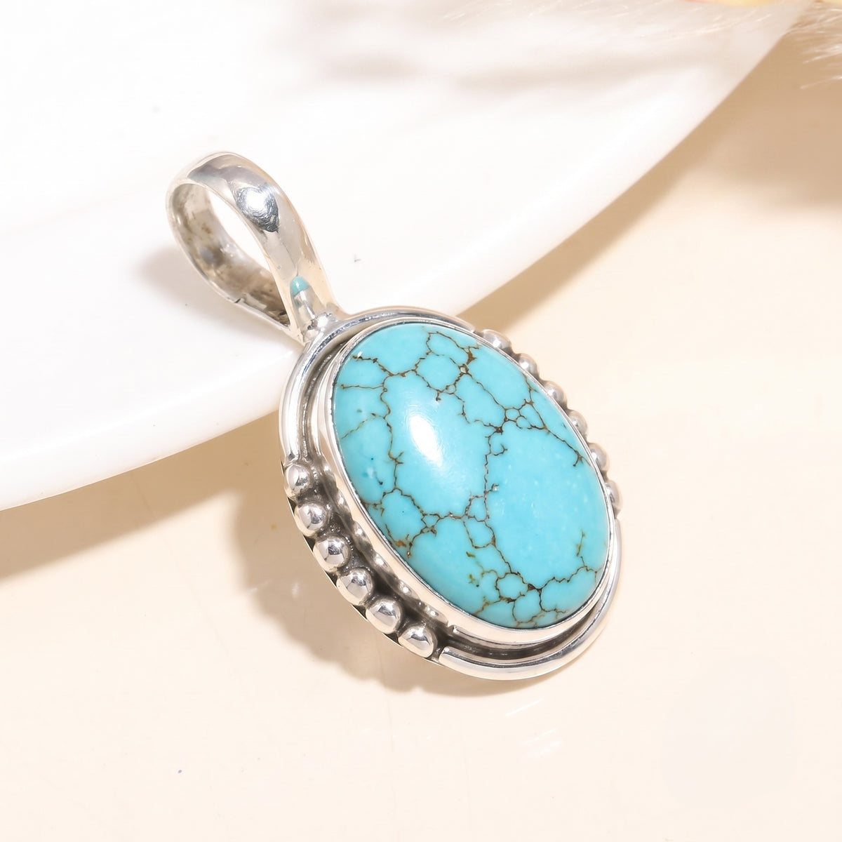 925 Sterling Silver Smoky Quartz Gemstone Pendant