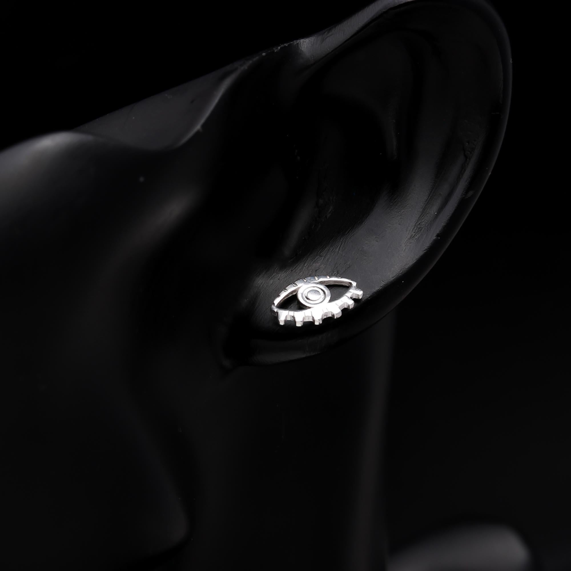 925 Sterling Silver Evil Eye Stud Earrings