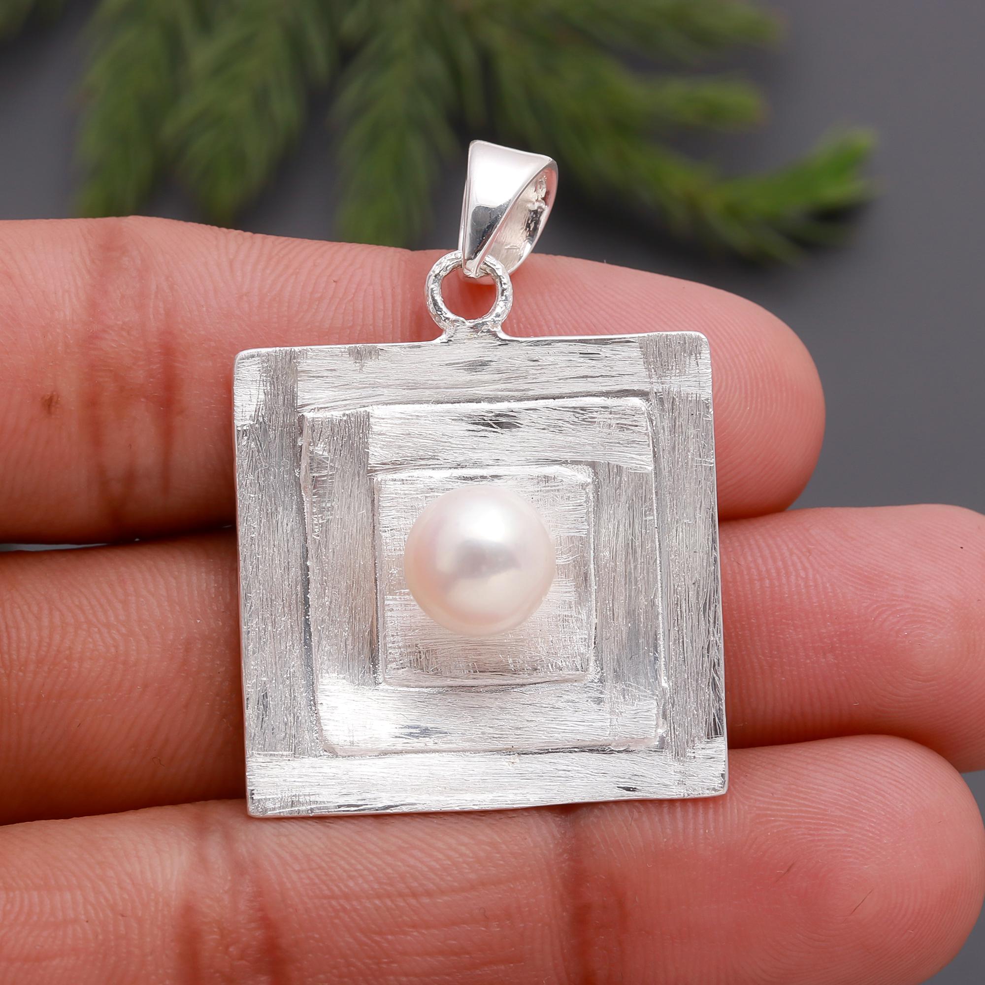 925 Silver Square Pendant