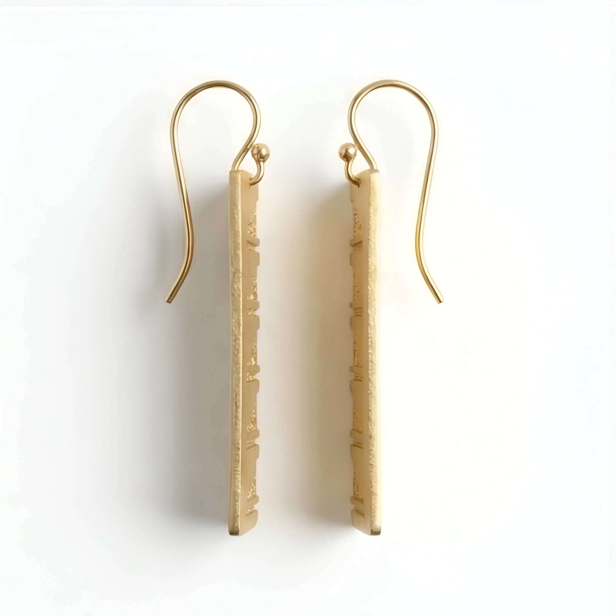 The Teotihuacan: Aztec Step Pyramid Earrings