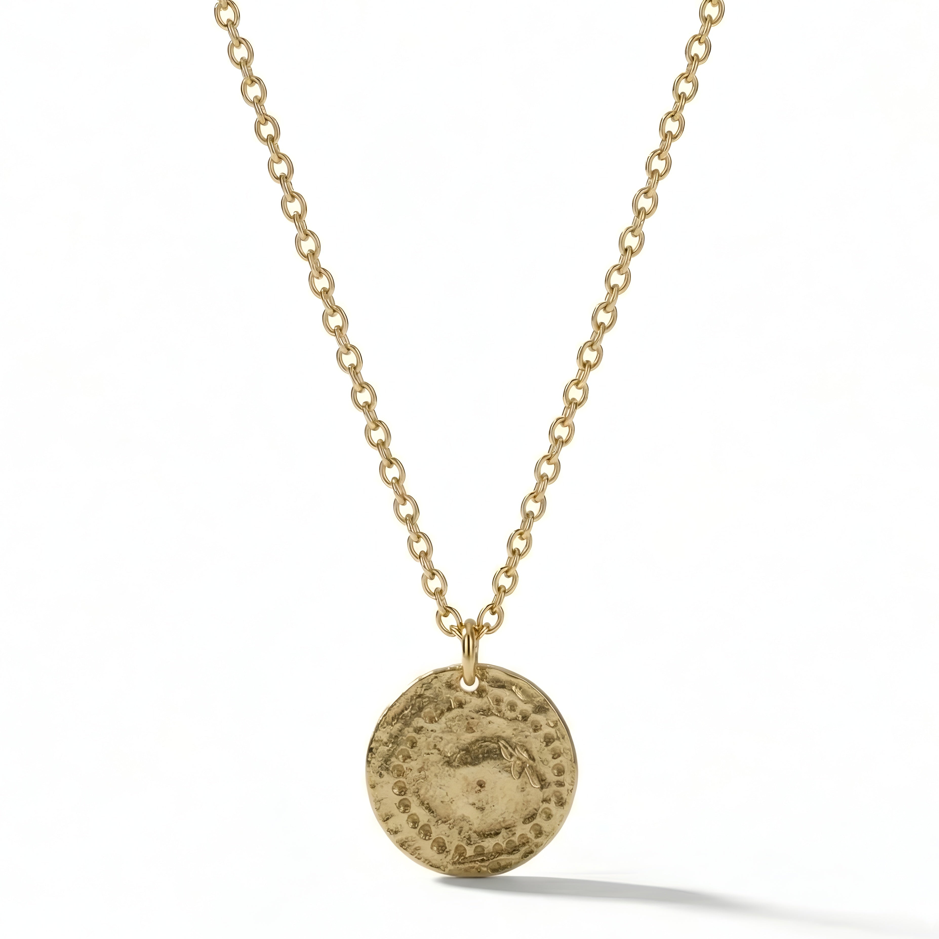 The Denarius Drop: Roman Coin Charm Necklace