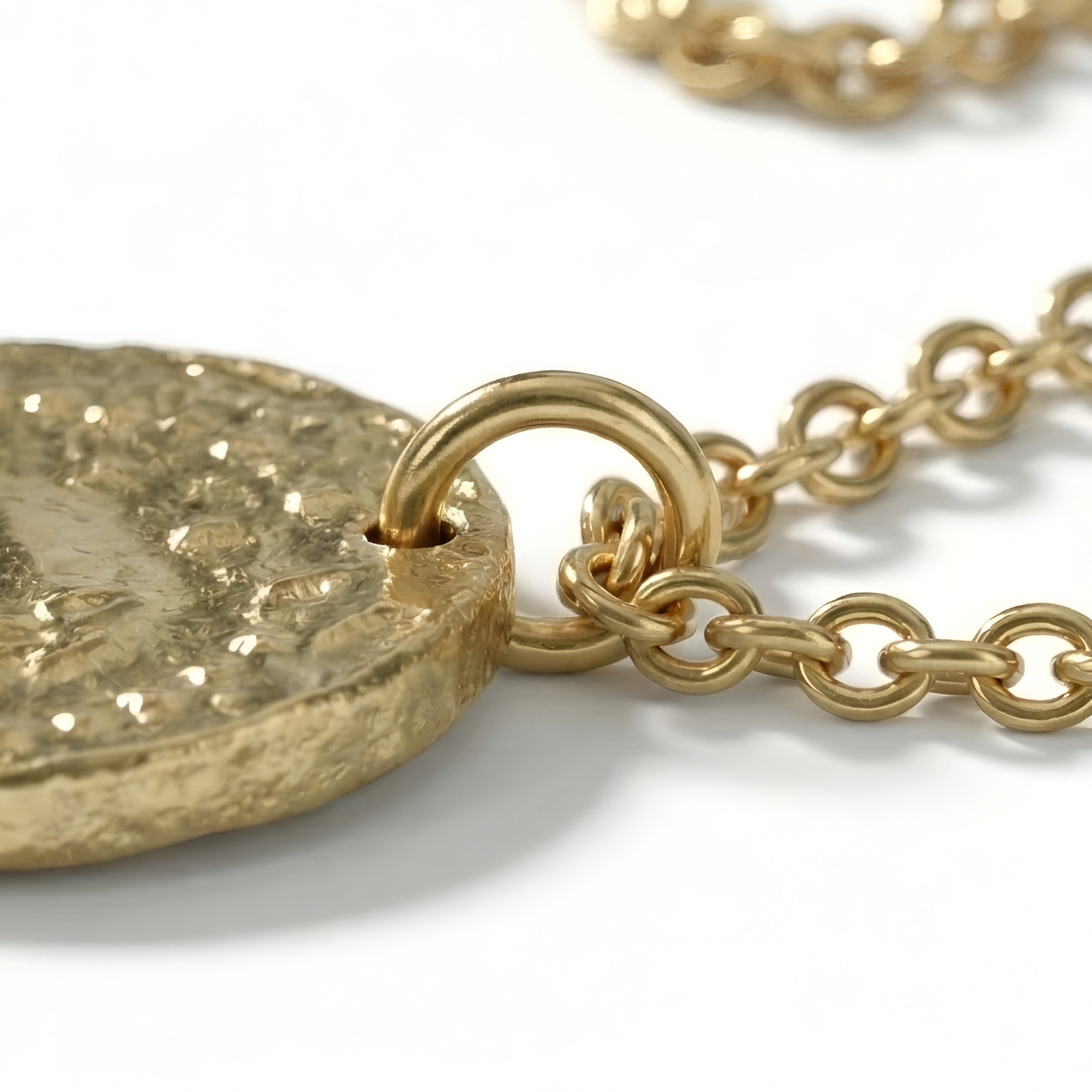 The Denarius Drop: Roman Coin Charm Necklace