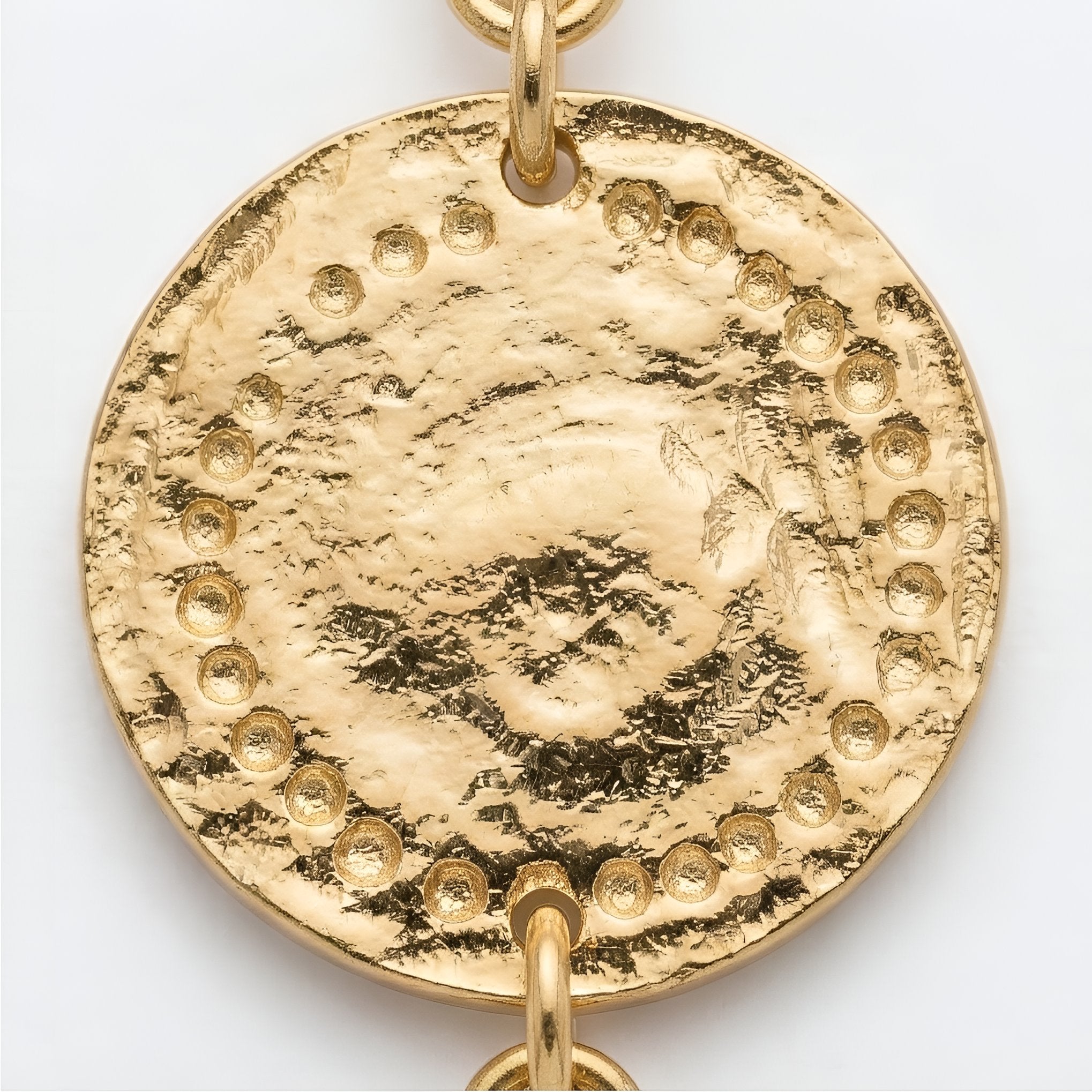 The Denarius Chain: Roman Coin Disc Station Bracelet