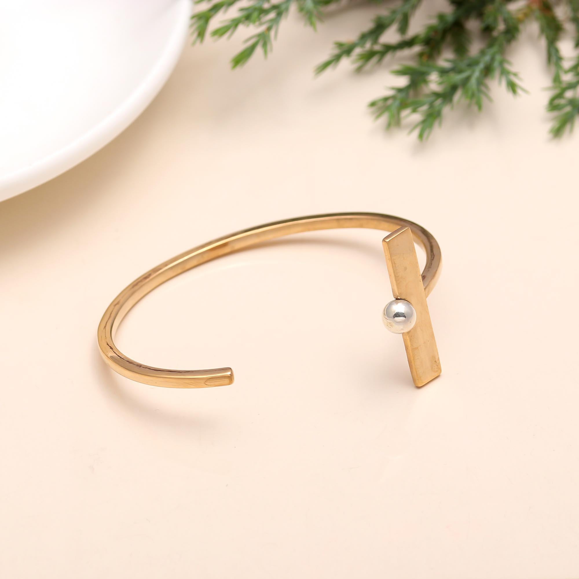 The Modern Dual: Gold Cuff