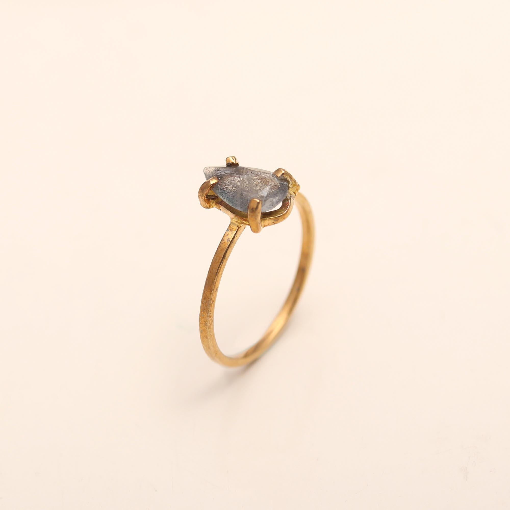 925 Silver Labradorite Ring