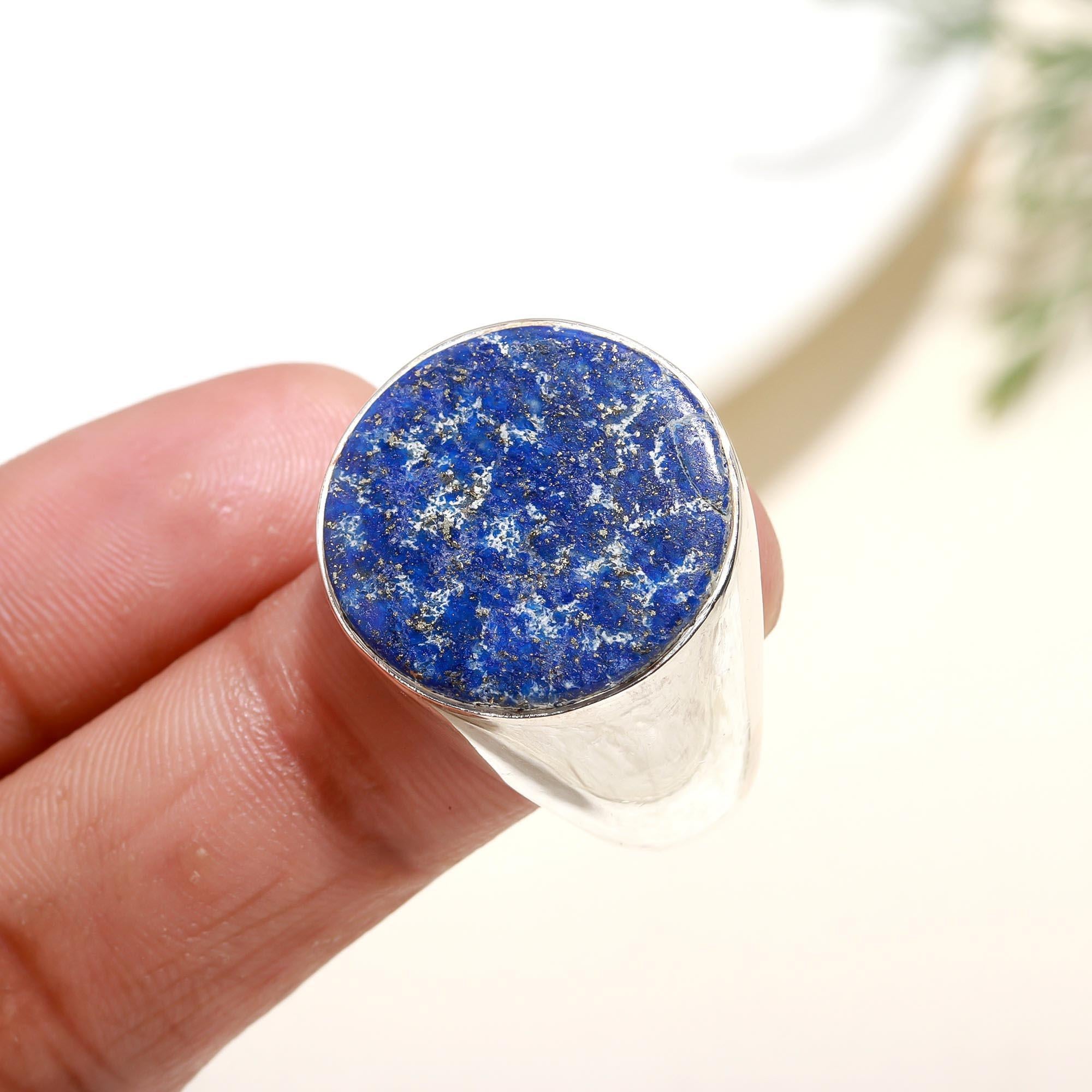 925 Silver Lapis Lazuli Ring