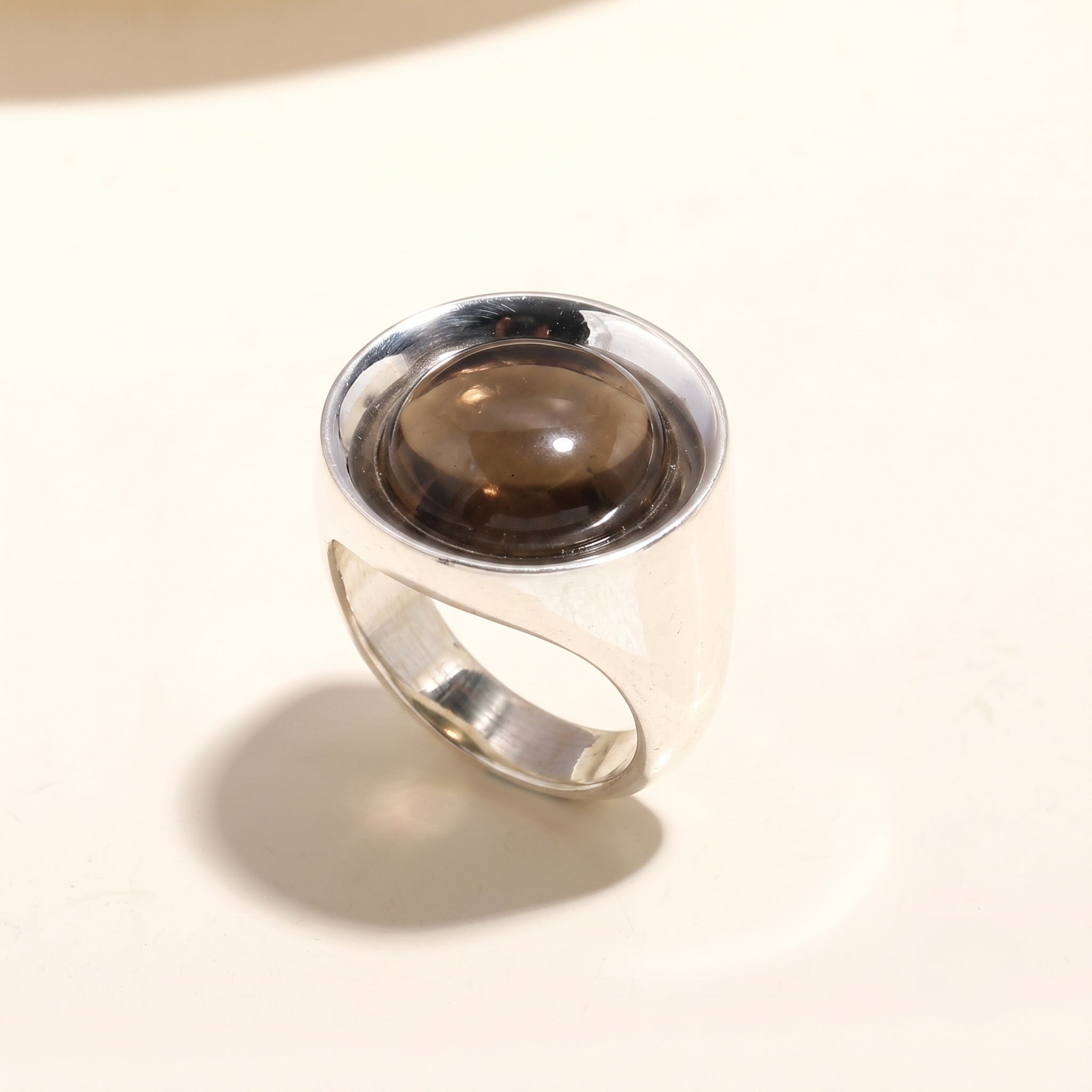 925 Silver Round Turquoise Ring