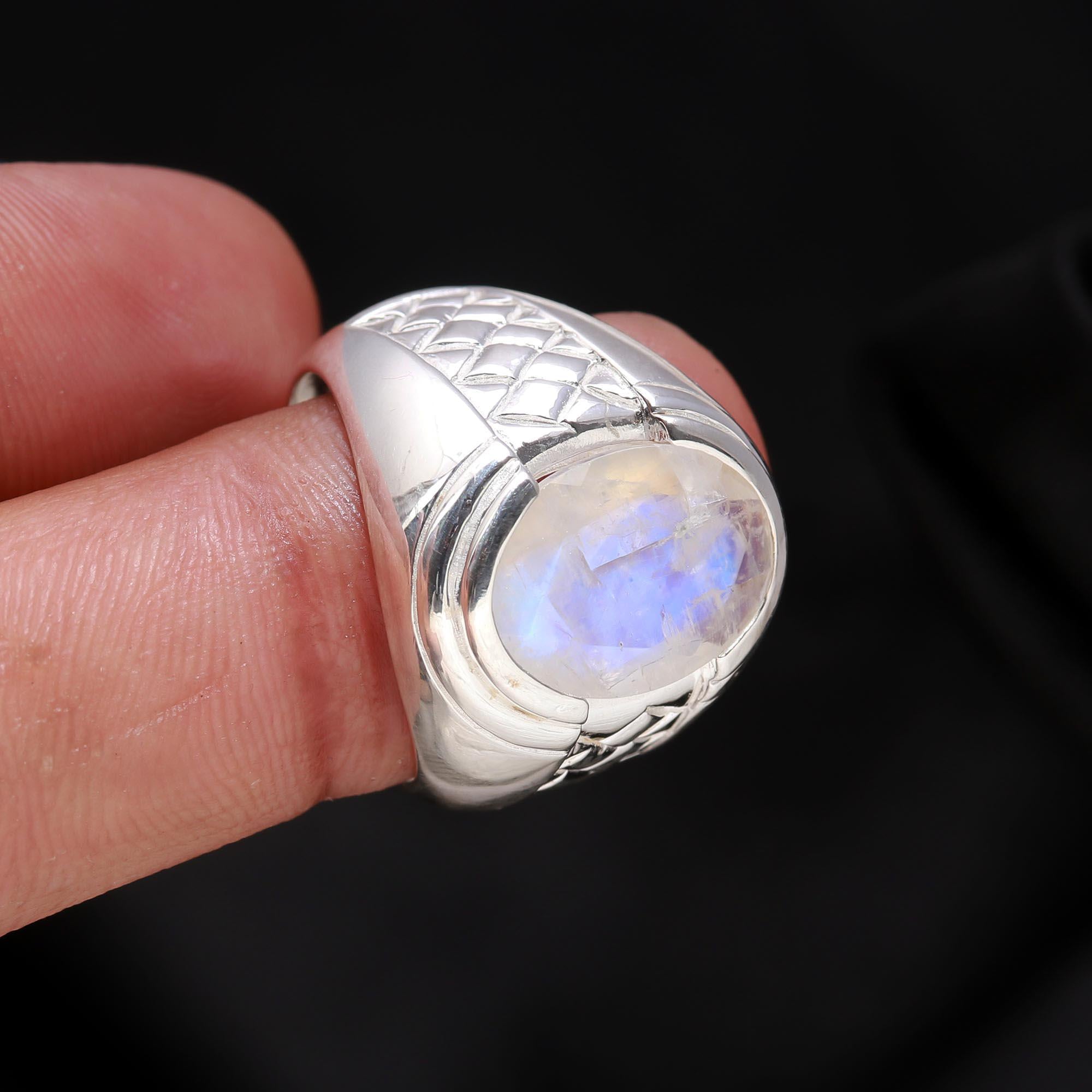 Elegant Moonstone Ring for Daily Wear