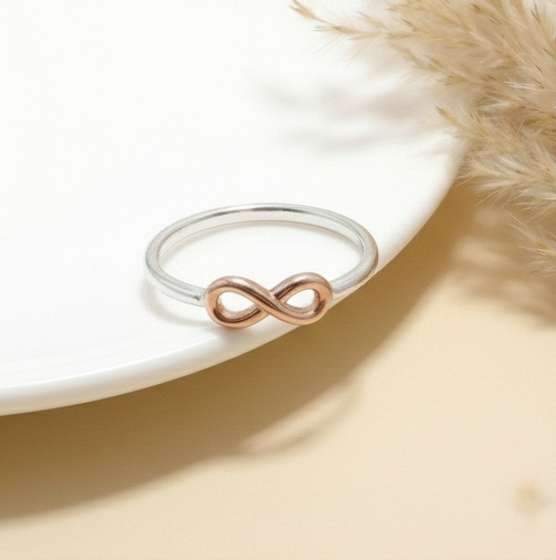 The Forever Knot: Two-Tone Infinity Promise Ring