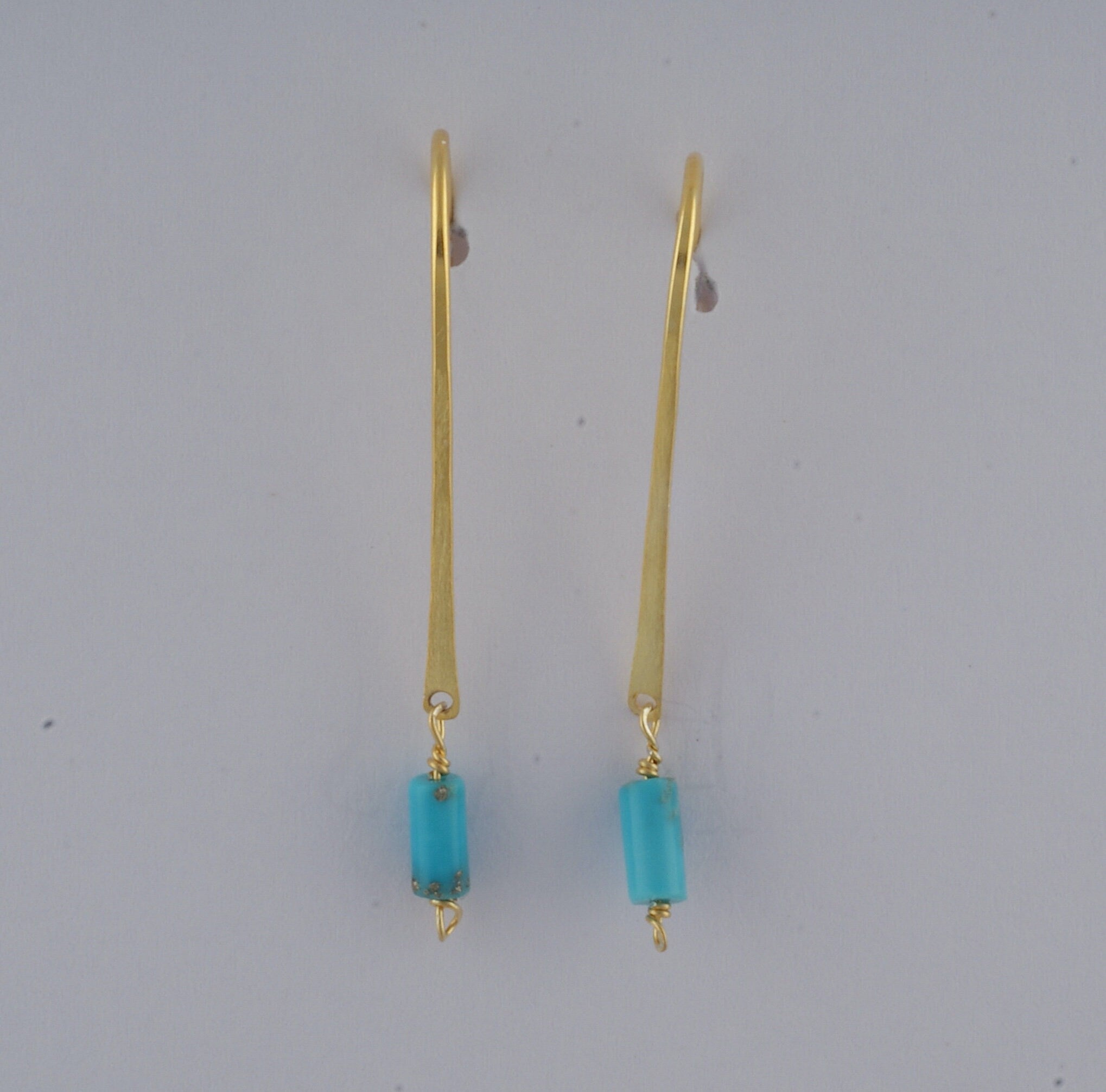925 Sterling Silver Mexican Turquoise Dangle Earring Earwire
