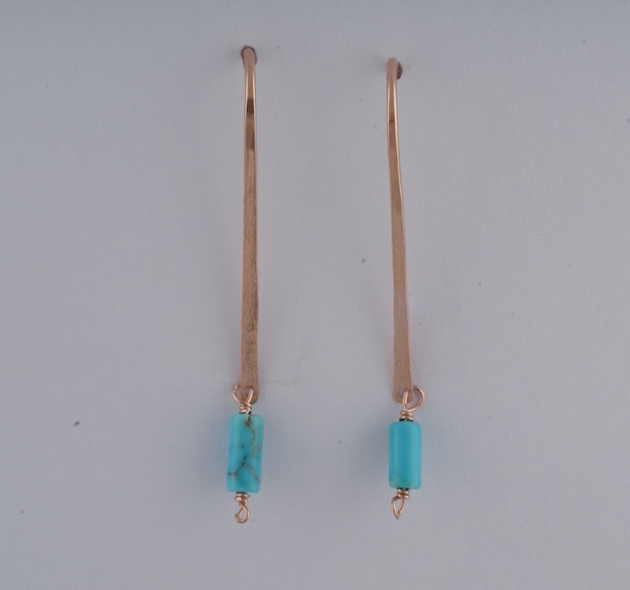 925 Sterling Silver Mexican Turquoise Dangle Earring Earwire