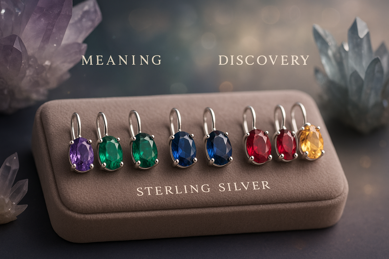 Gemstone Spotlight – Discover the Meaning Behind Sterling Silver Gemstone Earrings