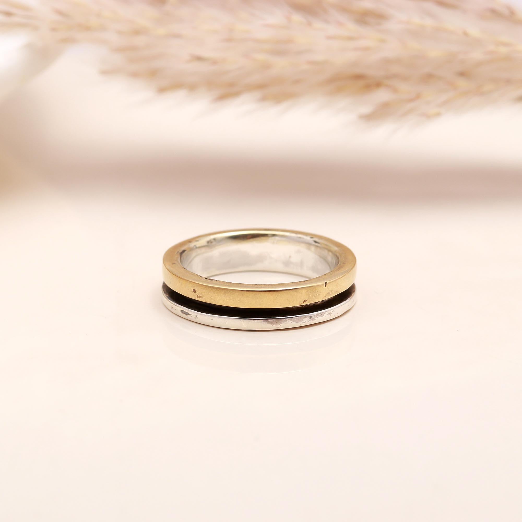 The Eternal Promise: Two-Tone Message Ring