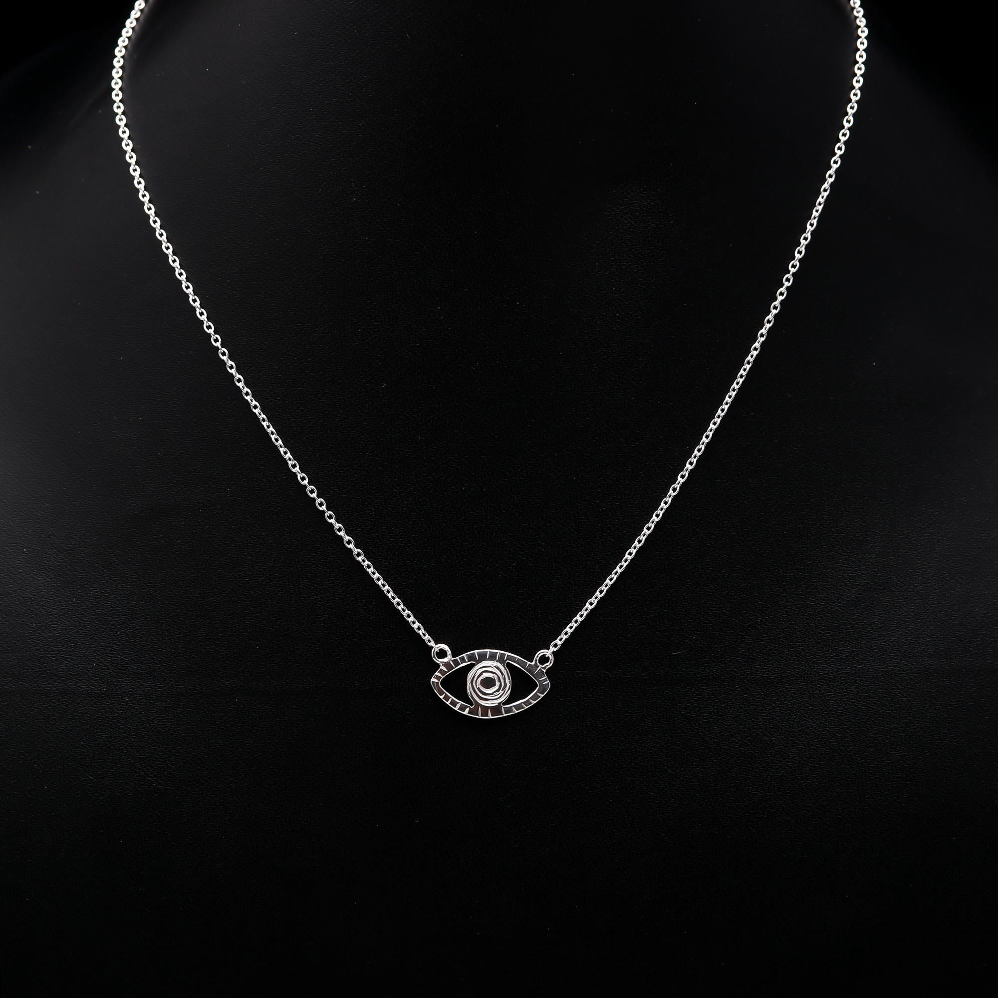 925 Sterling Silver Evil Eye Necklace