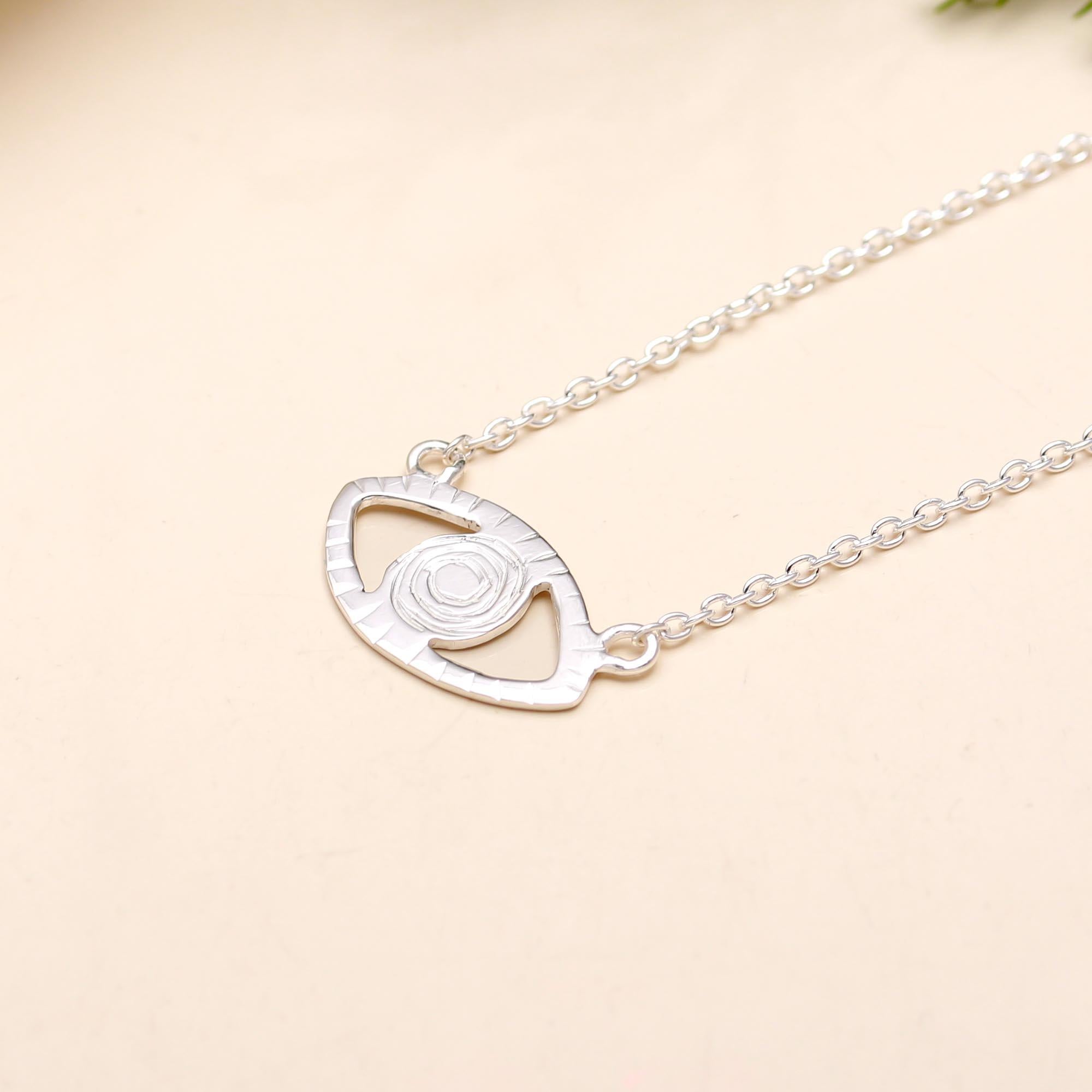 925 Sterling Silver Evil Eye Necklace