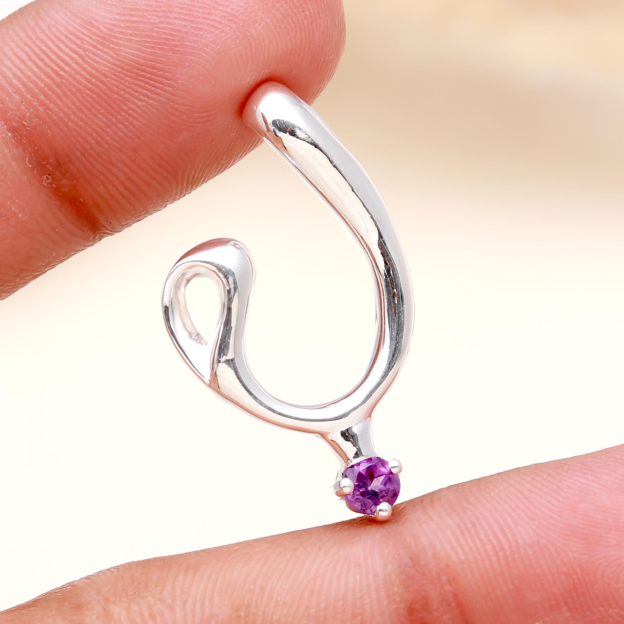 Amethyst 925 Sterling Silver Pendant