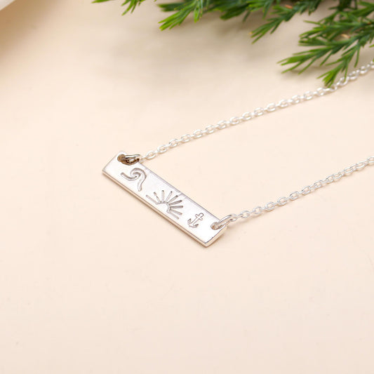 Solid Silver Sea Life Pendant Necklace