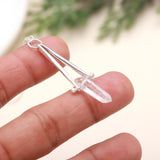 925 Sterling Silver Laser Crystal Necklace