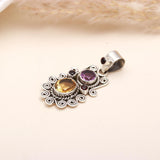 925 Sterling Silver Gemstone Pendant