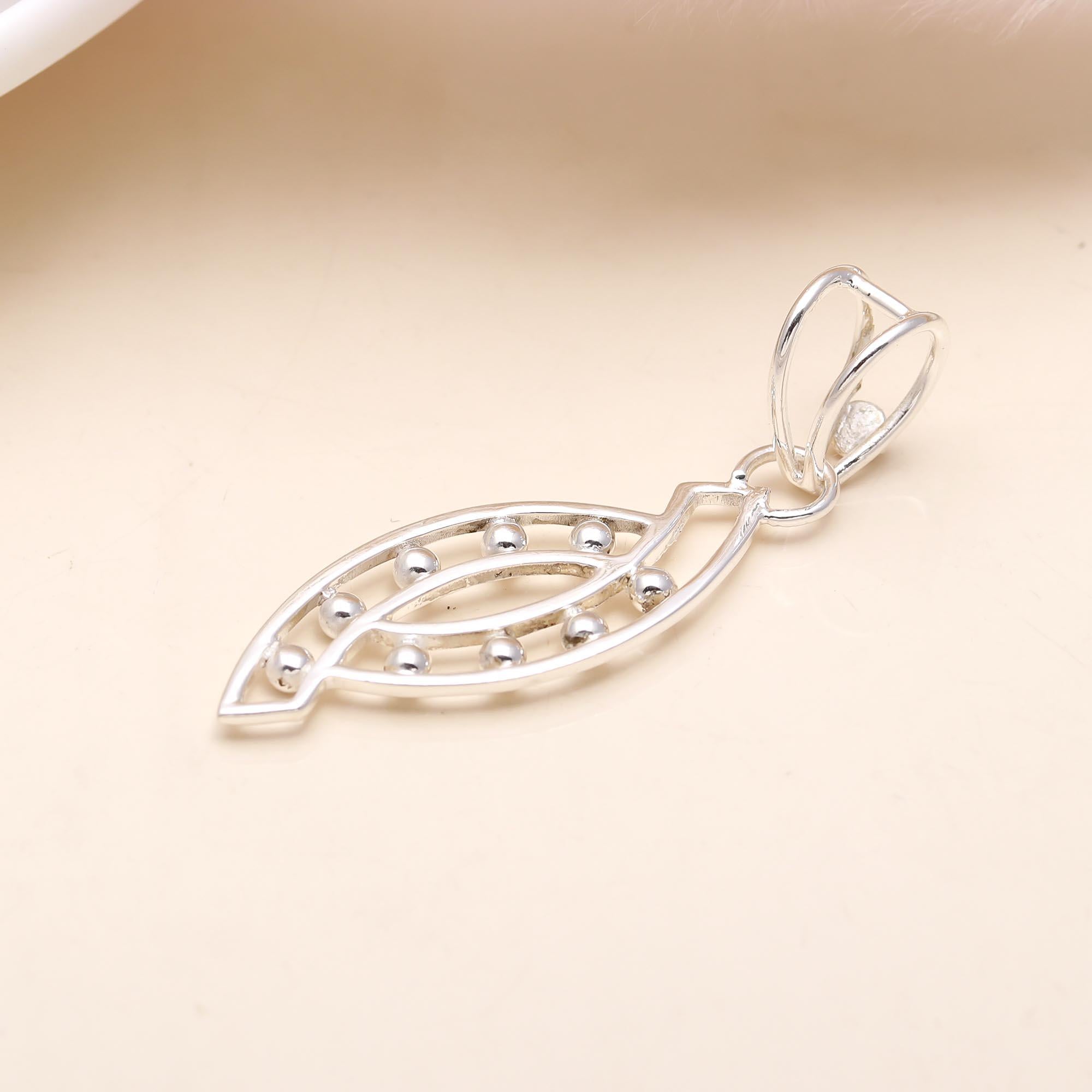 925 Sterling Silver Kandlee Drop Pendant