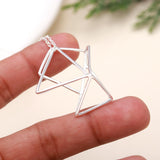 925 Sterling Silver Geometrical Necklace