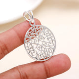 925 Sterling Silver Chakras Pendant