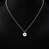 925 Sterling Silver Enamel Sun Necklace