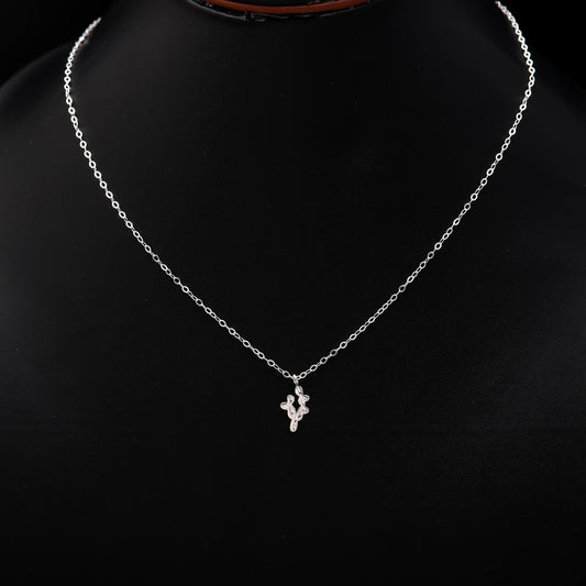 925 Sterling Silver Desert Cactus Necklace