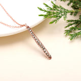 925 Sterling Silver Pyrite Peapod Necklace