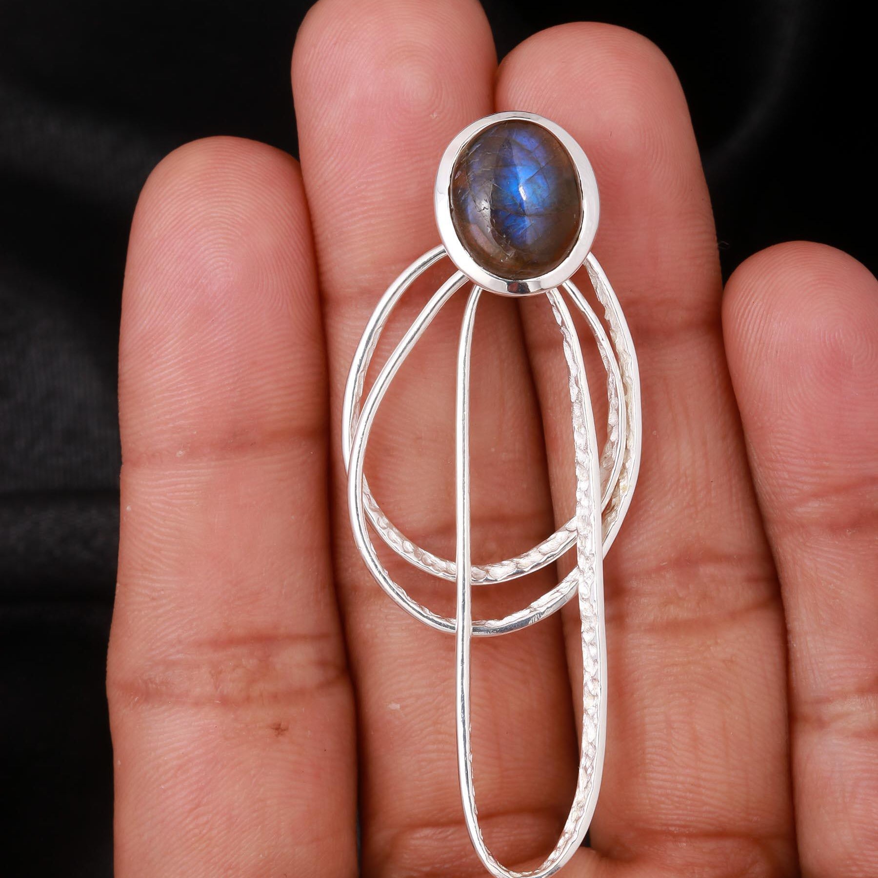 925 Silver Labradorite Pendant