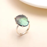 925 Sterling Silver Labradorite Ring