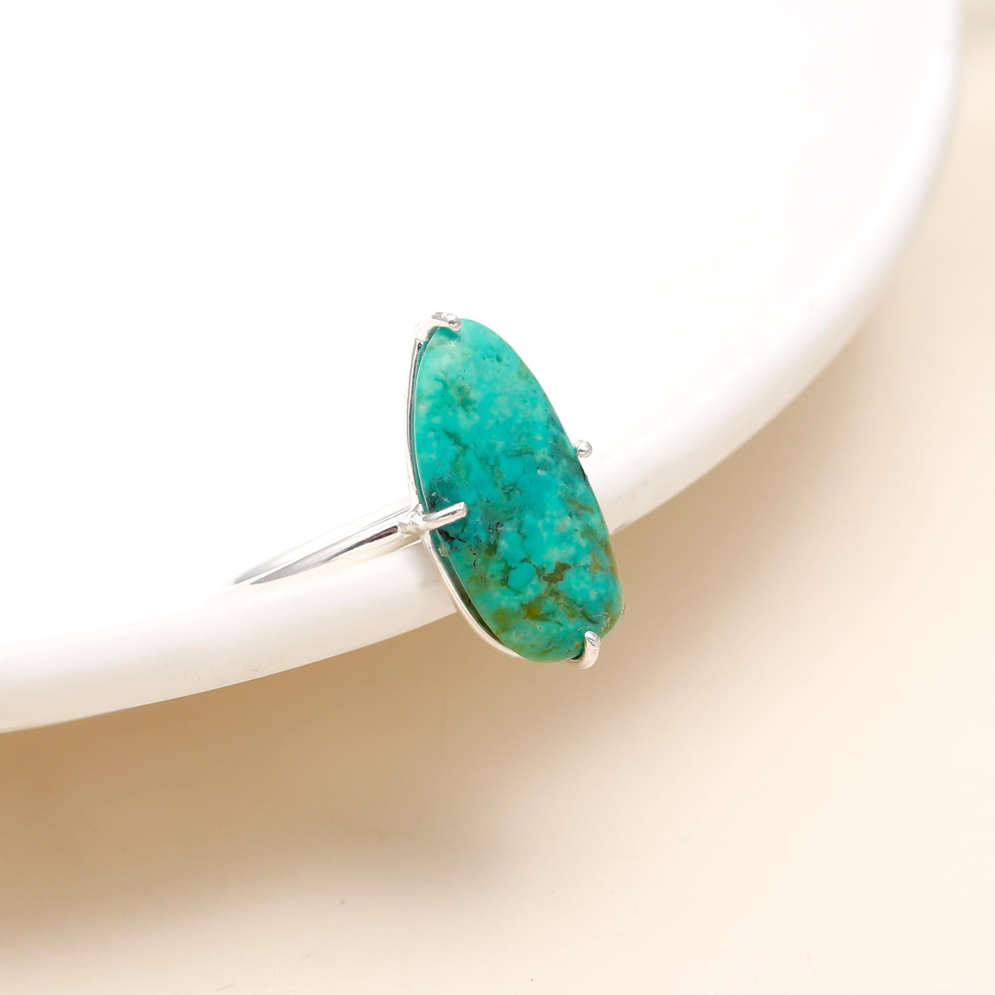 925 Sterling Silver Turquoise Ring